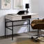 Magnifique bureau d'écriture avec tiroir pratique, noir, polyvalent et resplendissant