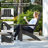 Danese 2-Person Outdoor Adirondack Chair Tête-à-Tête Bench Loveseat Built-In Connecting Table-113257817