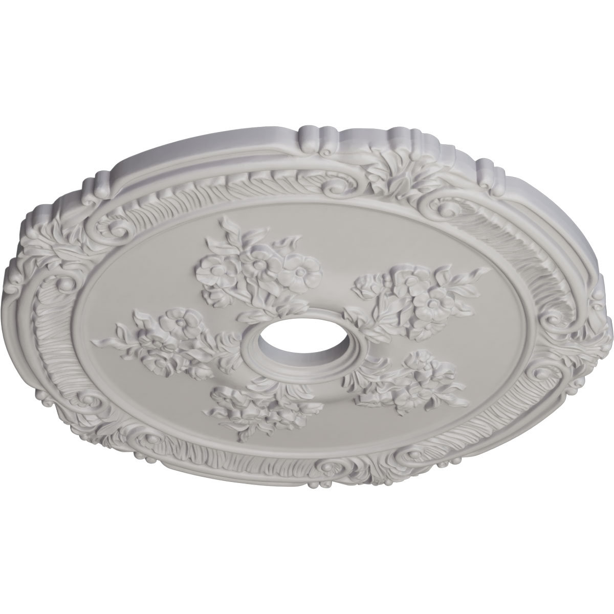 Ekena Millwork Attica with Rose 1/9"H x 26"W x 1 1/2"D Ceiling Medallion & Reviews | Wayfair