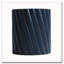 Modern Navy Blue Outdoor Table with Fluted Design