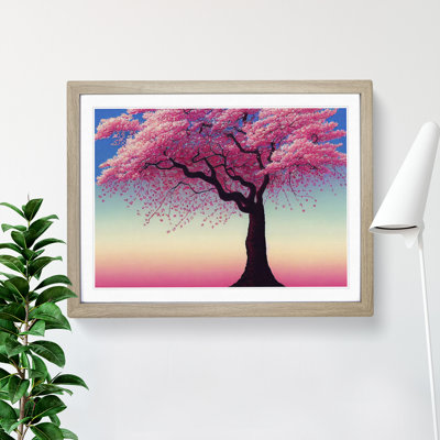 XH1022-9708X Vivid Cherry Blossom Tree - Single Picture Frame Print