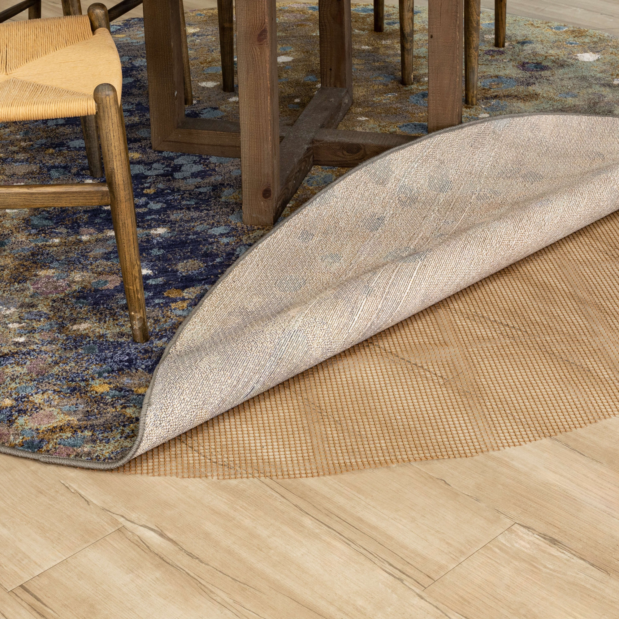 Abarca All-Weather Non-Slip Rug Pad, Round 7'6"