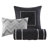 Full Size Grey Comforter - 7 Pieces With Fashionable Style Piece Bedding And Materials