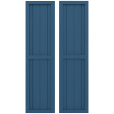 Deux volets à panneaux égaux Americano (par paire)