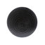 Table d'appoint ronde noire Hollow