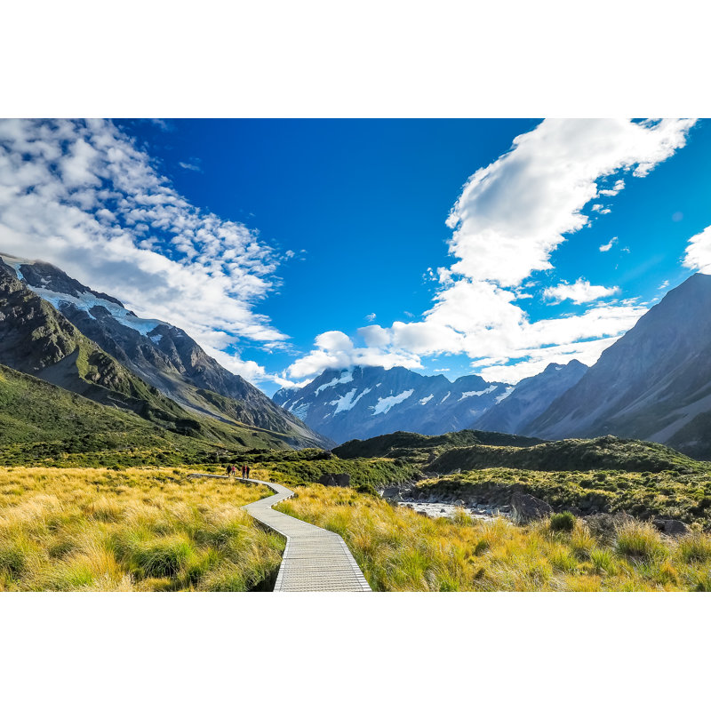 Hooker Valley - Wrapped Canvas Print, 61cm H x 91cm W x 3.8cm D