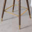 Tabourets à oreilles à hauteur de comptoir 2 pièces en tissu bleu-757513619