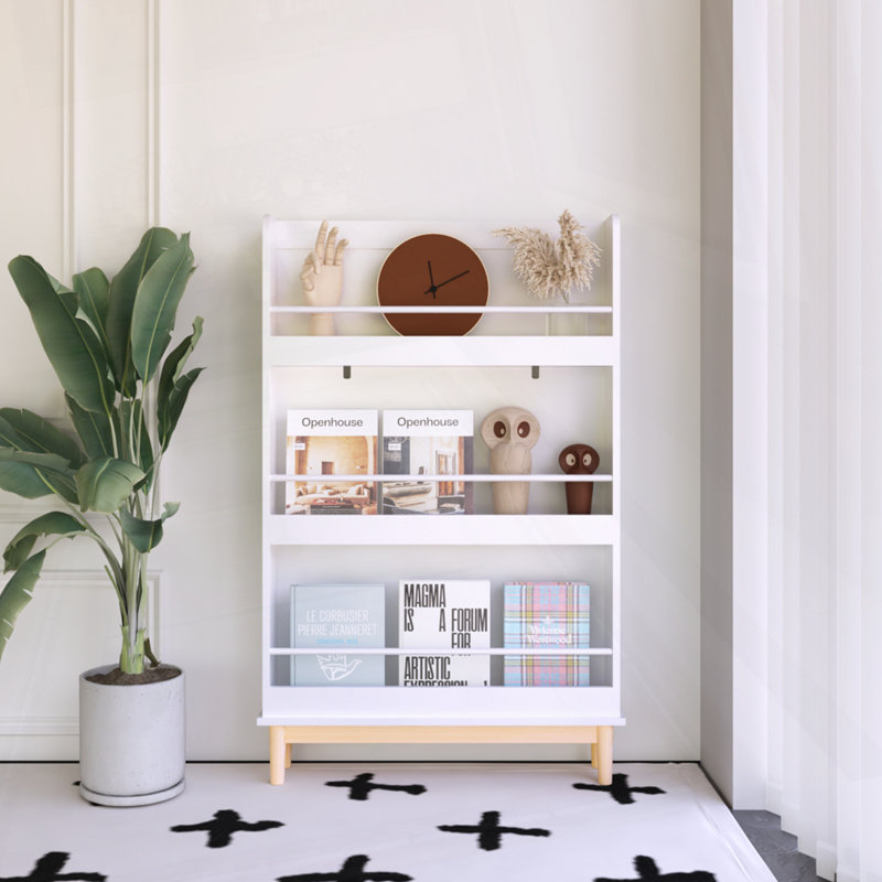 Bibliothèque avec 3 tablettes de présentation