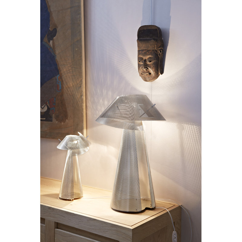 Whirlwind Table Lamp, 13.7" H x 7.4" W x 7.4" D