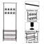 Roslindale Iron Freestanding Coat Rack-2024053168