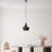 Elegant Adjustable Chandelier, Antiquation Finish, 9.1 in x 11.8 in | Metal Body, Max Height 51.2 in | 1 x E27 Socket (Bulb Not Included) | Perfect for Dining Rooms, Living Rooms & Entryways, IP20 Rated