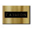 Gold Fashion - reproduction d'art textuel sur toile tendue-128869027