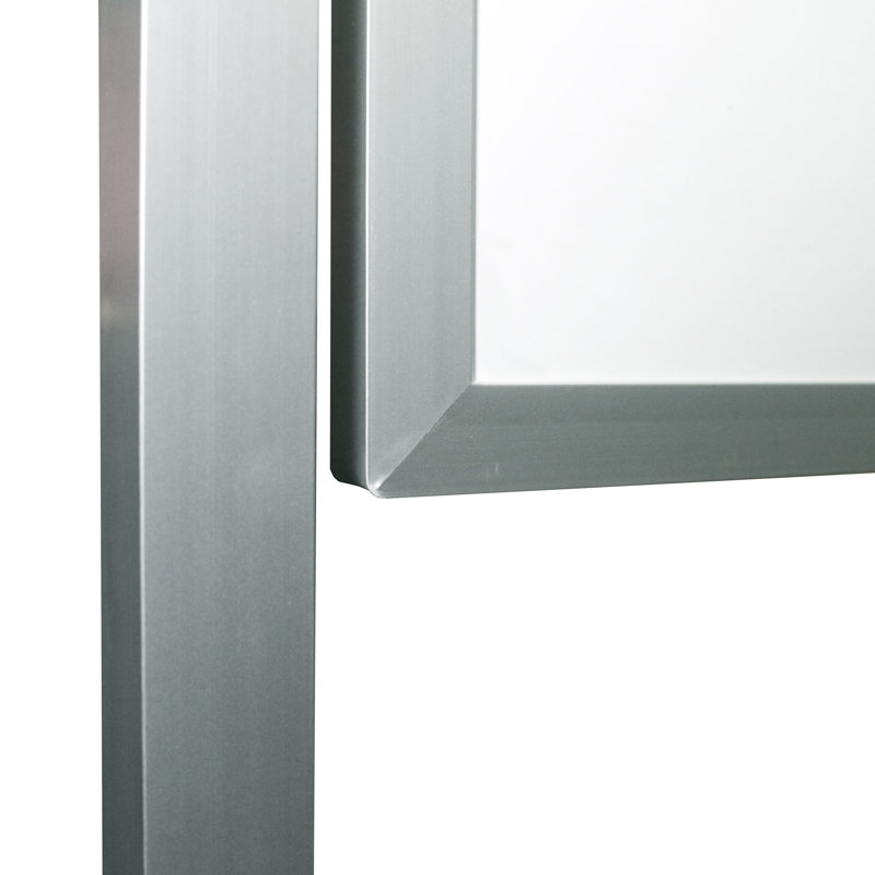 Freestanding Melamine Reversible Whiteboard, 36" x 48"