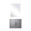 Ensemble de meuble-lavabo simple l 24 po x P 22 po gris foncé avec miroir de 18 po-841090539