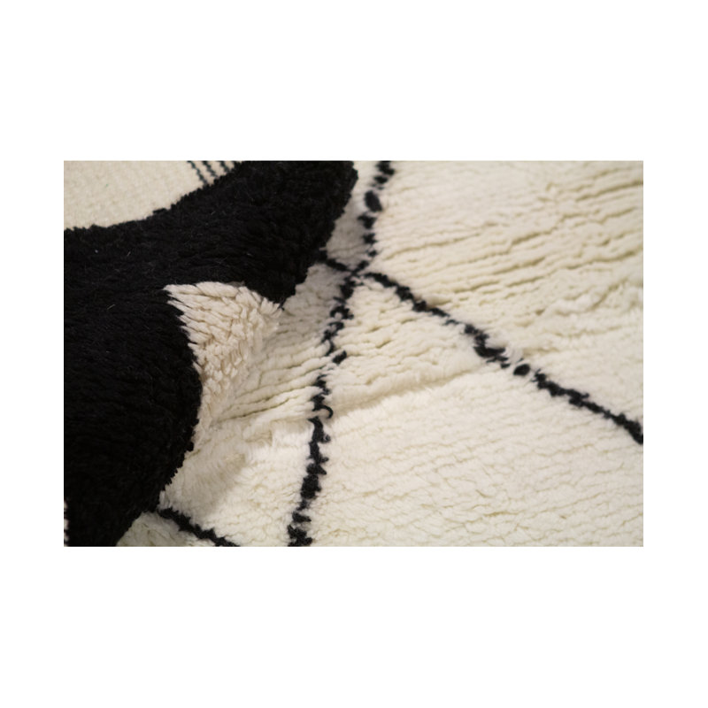 Moroccan Wool Geometric Area Rug
