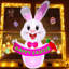 Lapin de Pâques gonflable