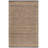 Natural Fiber 328 Hand Woven Jute/Cotton Geometric Rug in Natural/Black-1224926772