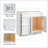 Versatile 36 In. W X 21 In. D X 34.5 In. H In Shaker White Plywood Ready To Assemble Floor Vanity Sink Base Kitchen Cabinet With Left Door-968353002