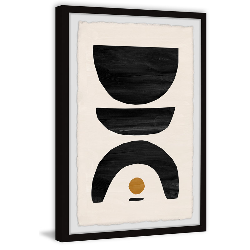 Lonely Dot - Single Picture Frame Painting, 30cm H x 20cm W