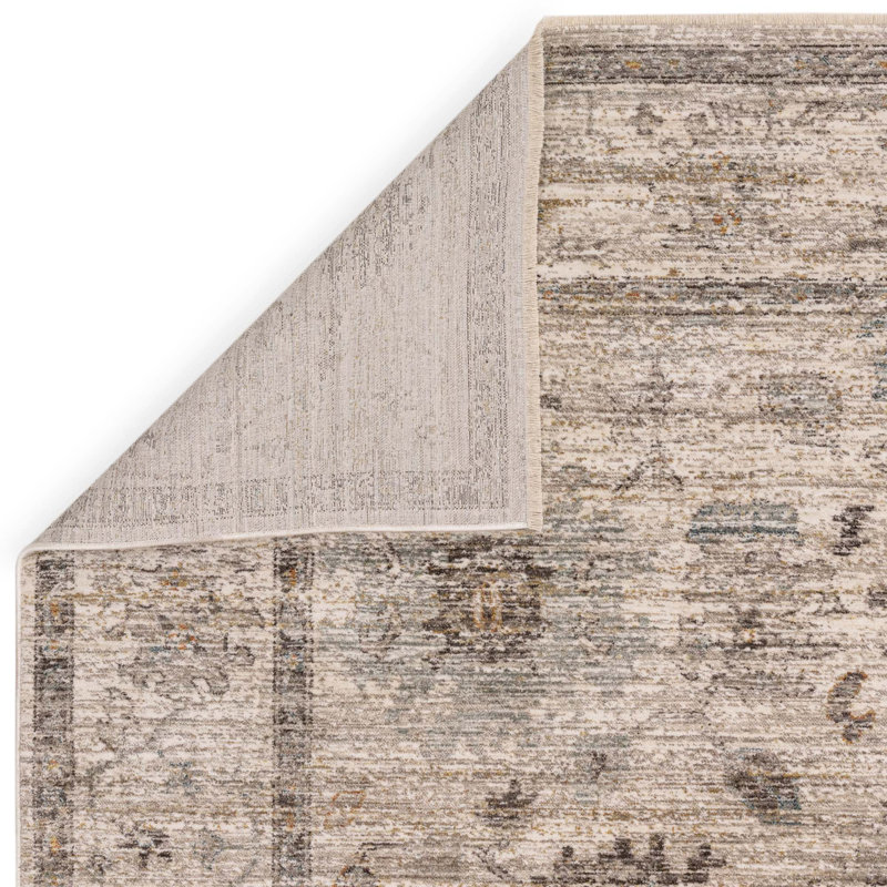 Chavonda Persian Vintage Taupe Area Rug, Rectangle 200 x 300cm