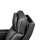 Fortuner Modern Style Upholstery Recliner 3PC Livingroom Set Made With Wood & Massage Function Included-Black