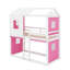 Lit simple superposé en bois avec tente-776809682-776809695