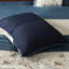 Élégant édredon grand bleu marine 7 pièces - Broderie enflammée beauté brodée-131220286-131220288