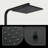 46"H 3-Function Stainless Steel Wall-Mounted Shower System-123100345