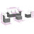 Vidaxl Garden Sofa Set Beige Poly Rattan Medium Modular