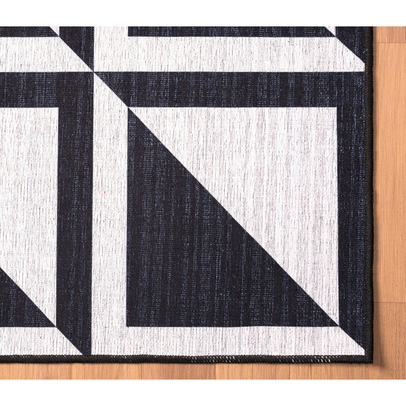 Geometric Indoor Rug, Rectangle 7'9" x 10'2"