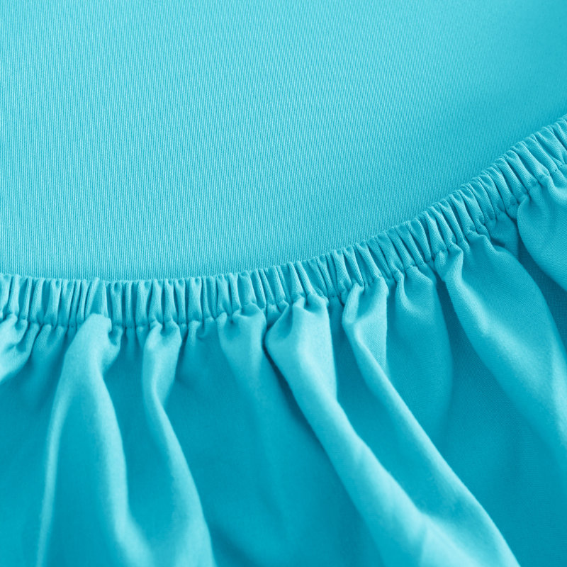 Drap-housse seulement, drap-housse à poche profonde en microfibre brossée 1800 - NTBAY, Drap-housse de taille double, Bleu