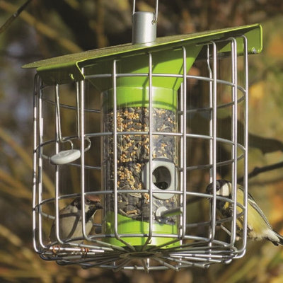 Sorce Metal Hanging Hopper Bird Feeder