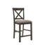 Martha II Weathered Grey Finish 7 Pcs Counter Height Dining Room Set
