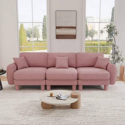 Canapé 3 places Modern Boucle