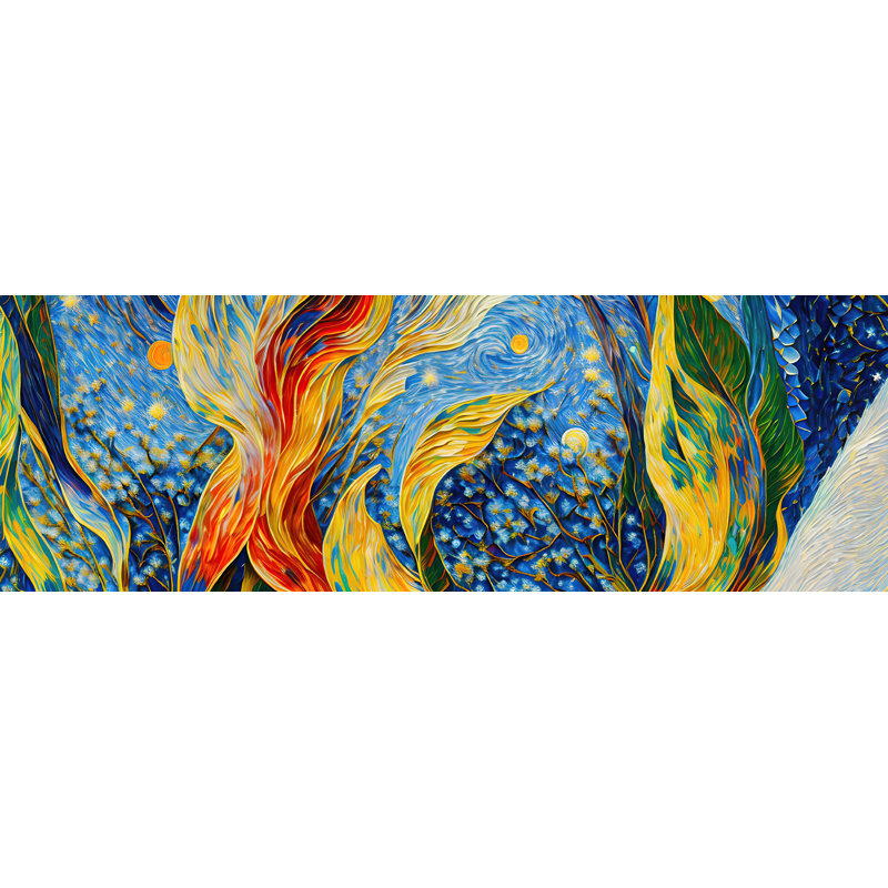 Modern Earth 316, 16" H x 48" W