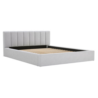 Delmar Linen Upholstered Bed