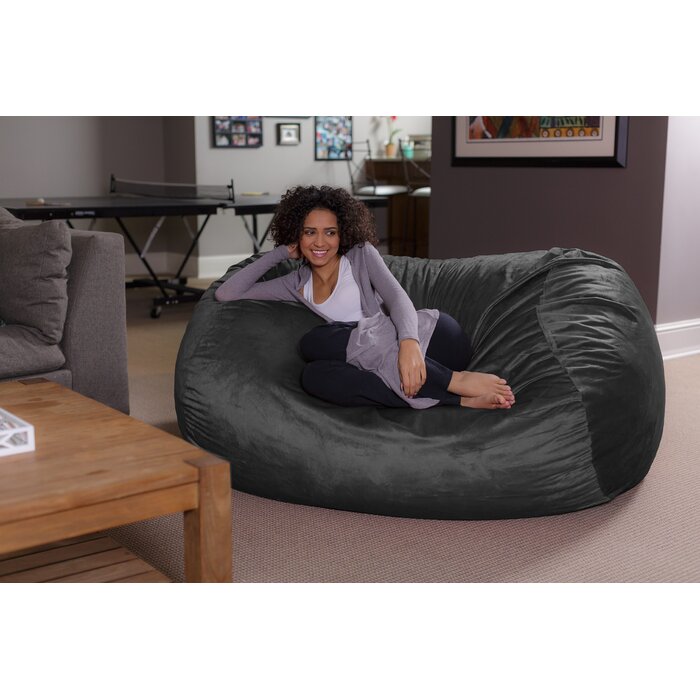 Latitude Run® Large Bean Bag Sofa & Reviews | Wayfair