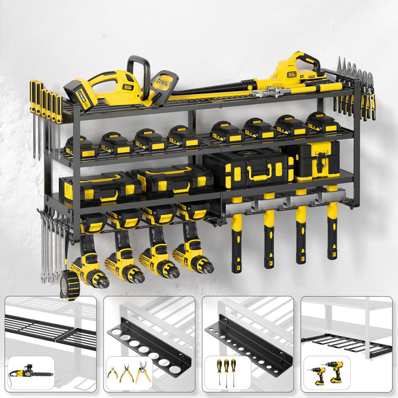 Large Electric Tool Organizer Wall Mounted