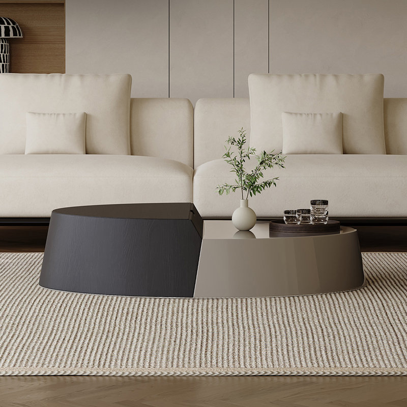 Table basse minimaliste en bois de style italien