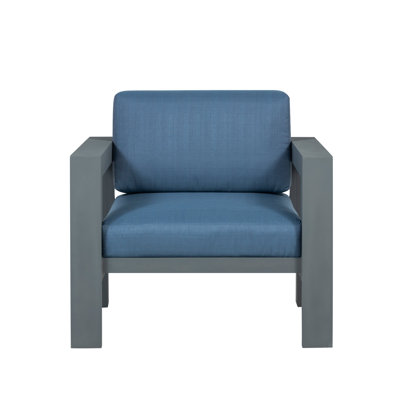 Fauteuil d'extérieur avec coussins de 31,25 po de largeur Kairis
