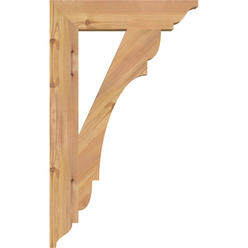 Support olympique traditionnel, Cèdre rouge de l'Ouest (lisse), H 30 po x l 3,5 po x P 18 po