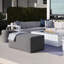 Bazaar Outdoor Ottoman with Sunbrella Cushions