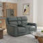 Causeuse inclinable électrique double avec console en saphir-1817210129