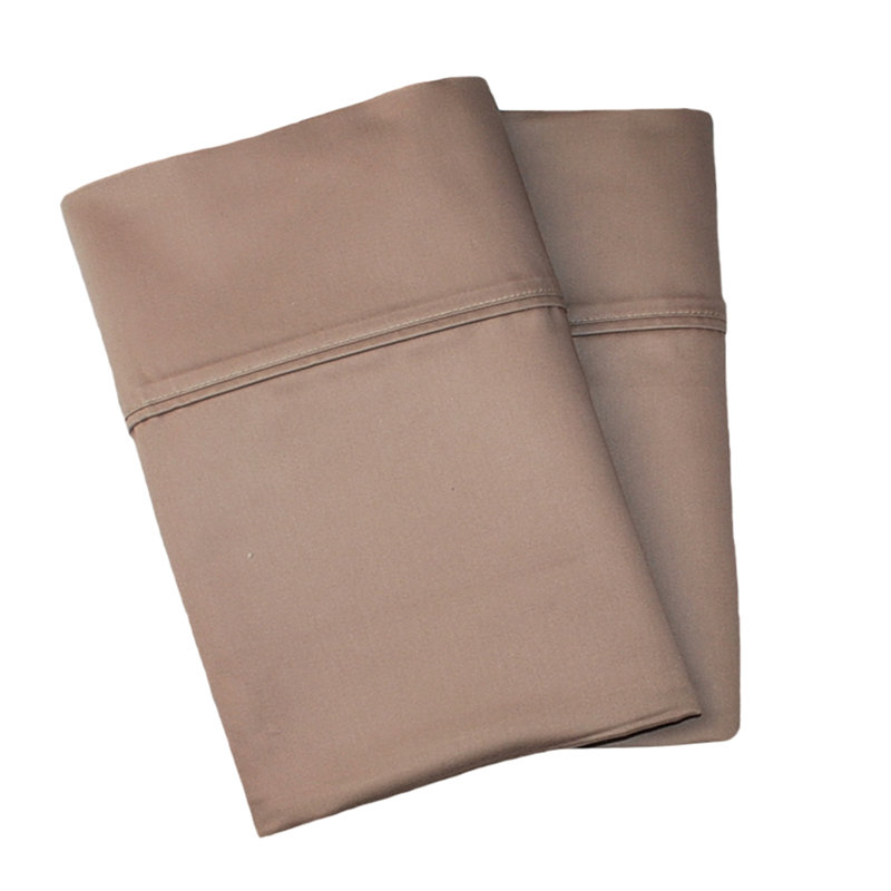 1000 Thread Count Solid Deep Pocket Cotton Blend Bed Sheet Set, Full Sheet Set with 2 Pillowcases, Ivory