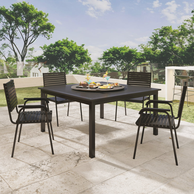 Matte Sintered Stone Lazy Susan (Table Not Included), Dark Grey, 0.5" H x 31.49" L x 31.49" H