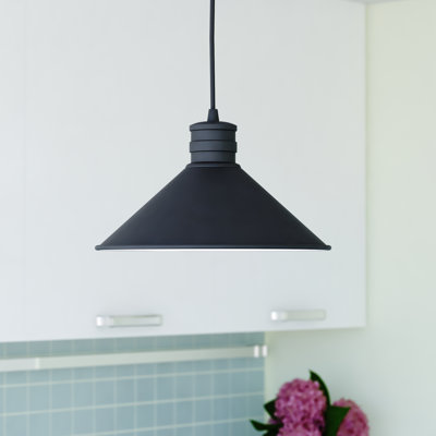 Luminaire suspendu en forme de dôme à 1 lumière Tamar