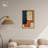 Blue And Cream II Canvas Midcentury Abstract Wall Art by Art Remedy-104321602-111664728