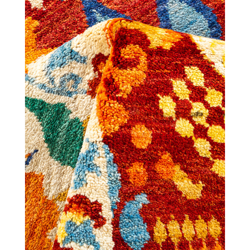 Suzani One-of-a-Kind 6' 2" X 9' 4" Hand Knotted Area Rug