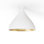 Swell Single XL Medium Flush Lamp (Brass Exterior, Brass Interior)