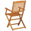 Steeves 7 Piece Garden Dining Set 180x90x75 cm Solid Wood Acacia